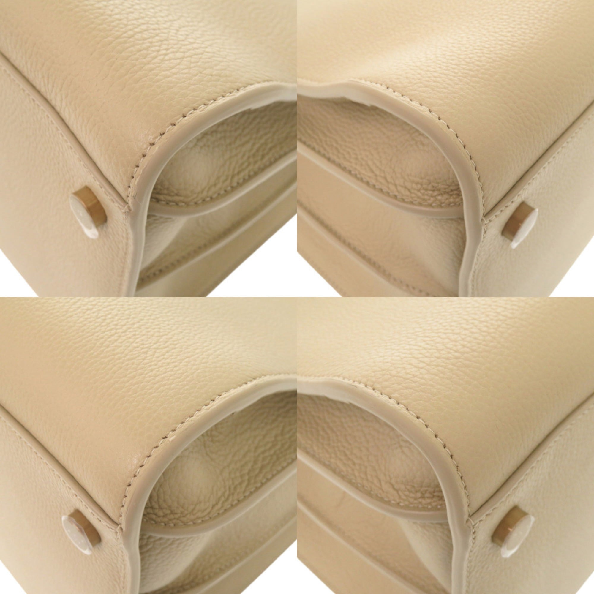 Yves Saint Laurent Saint Laurent Paris Sac de Jour Medium Leather Beige 2-Way Handbag Shoulder Bag Tote 0153 SAINT LAURENT PARIS — Like New