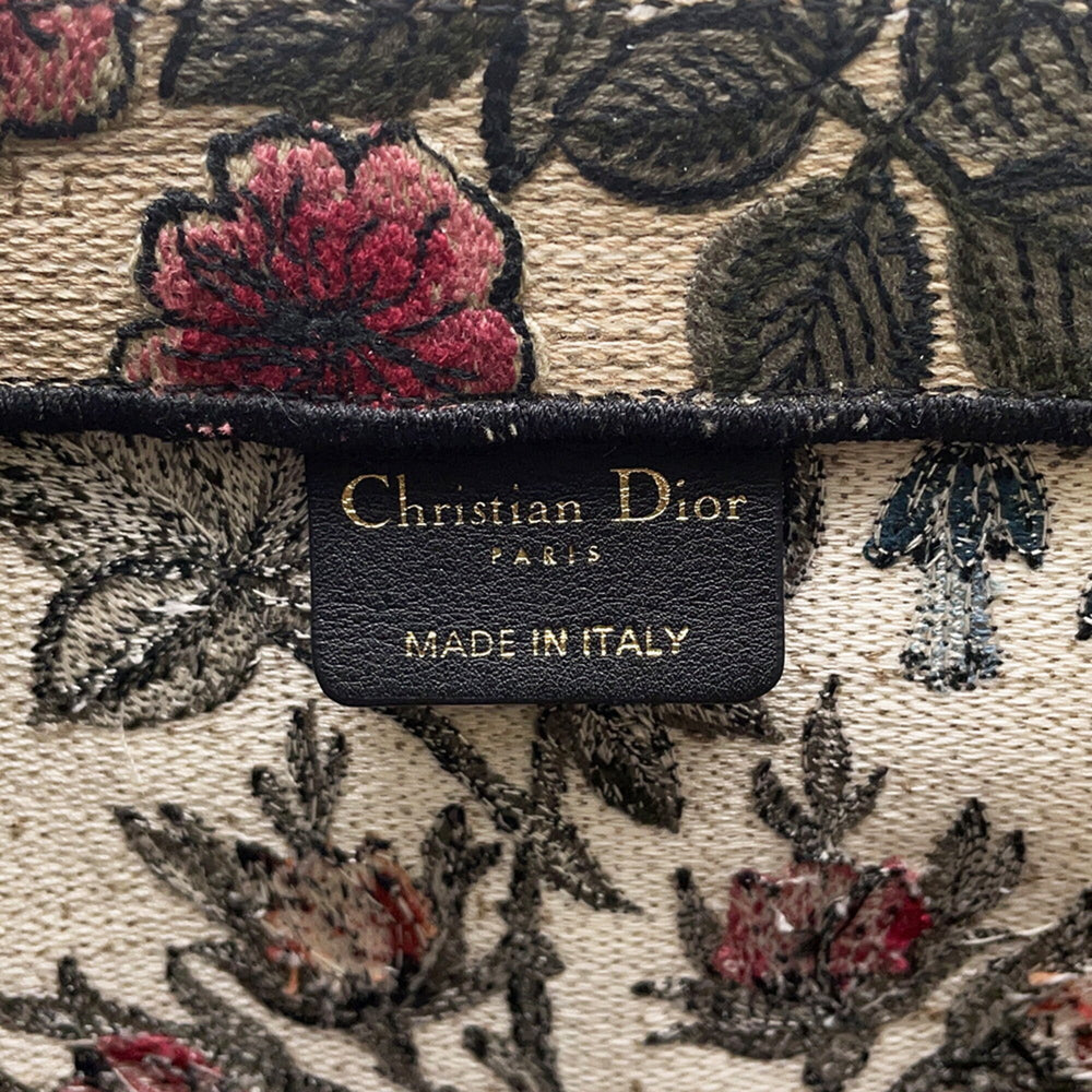 Christian Dior Large Canvas Tote Bag Handbag — Like New