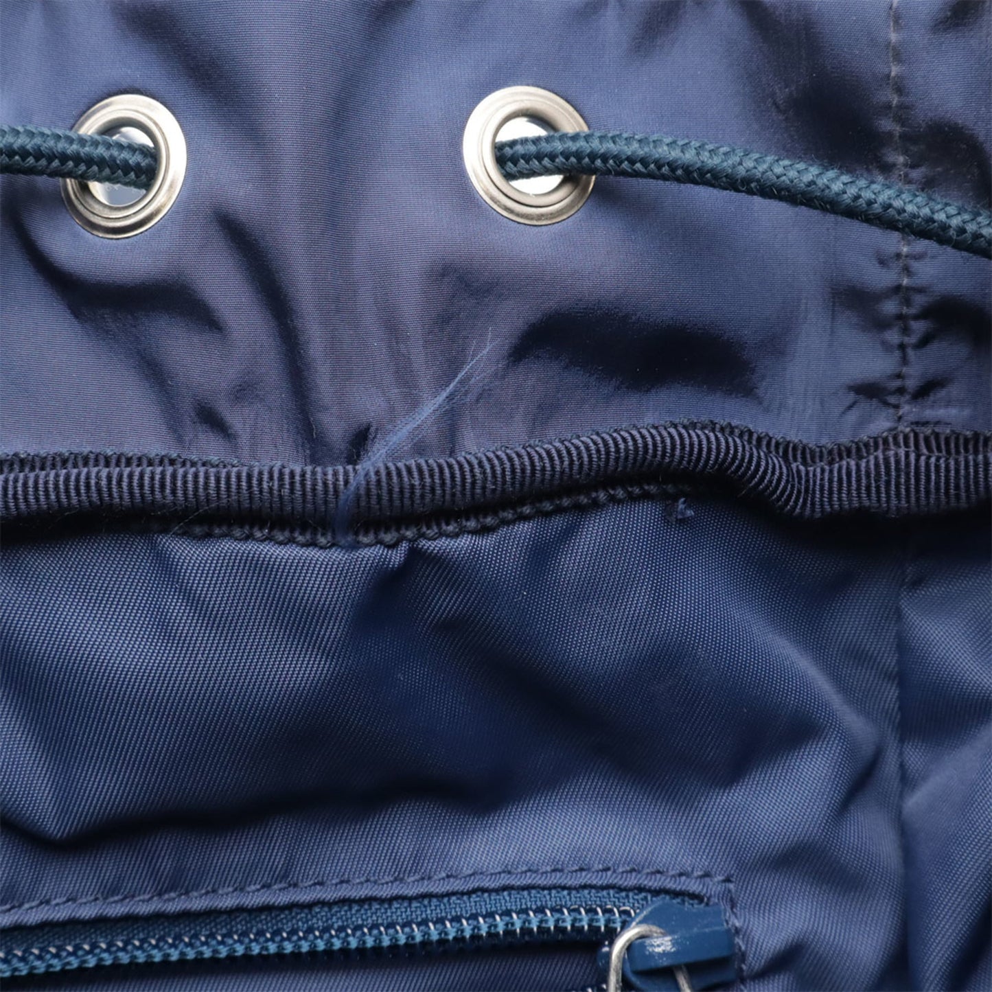 GUCCI GG nylon backpack, rucksack, daypack, leather, navy blue, 510336