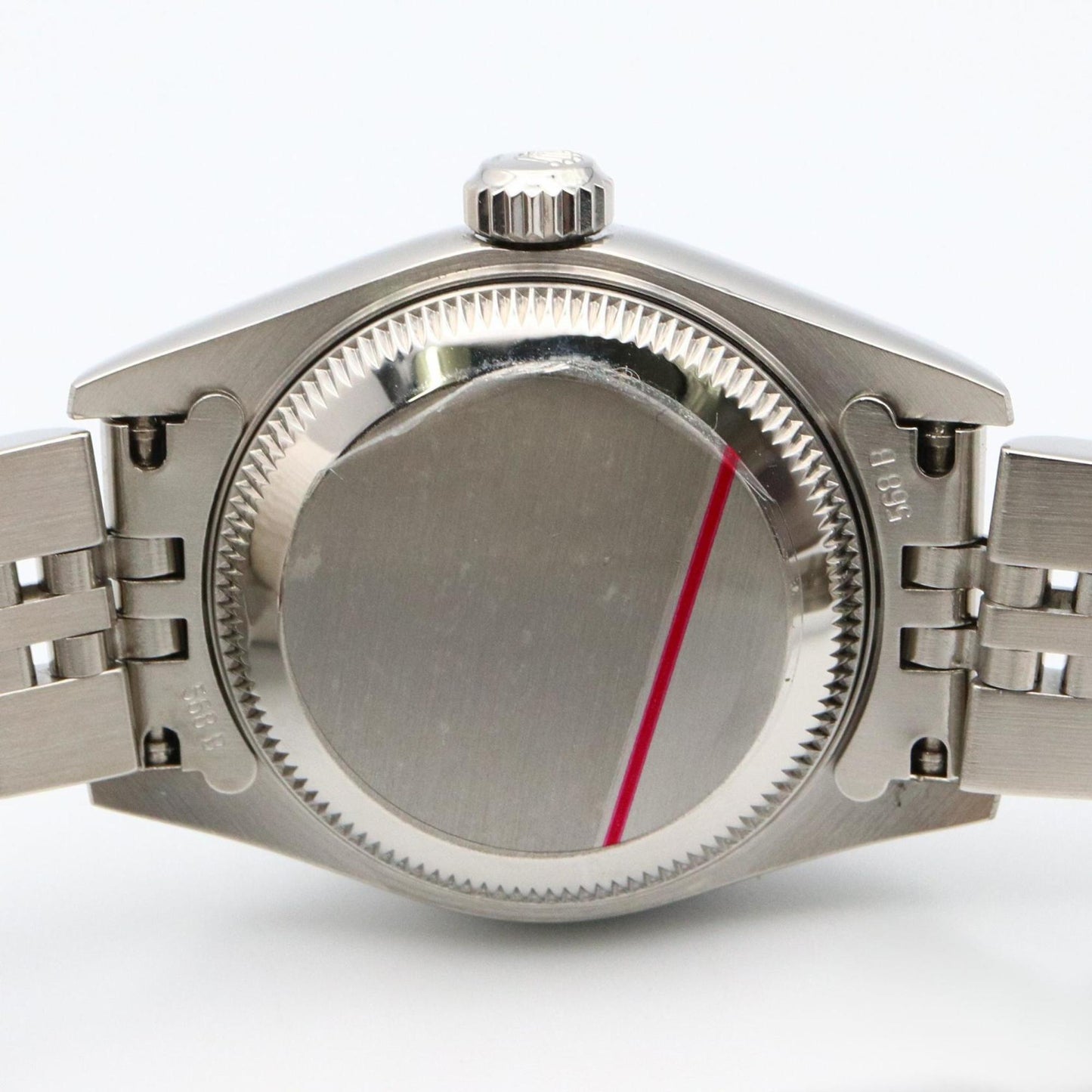 Rolex Datejust 10-Piece Ruby Y Series Watch, 18K White Gold (White Gold) Stainless Steel, Ruby, Women's, Silver, 79174NGR