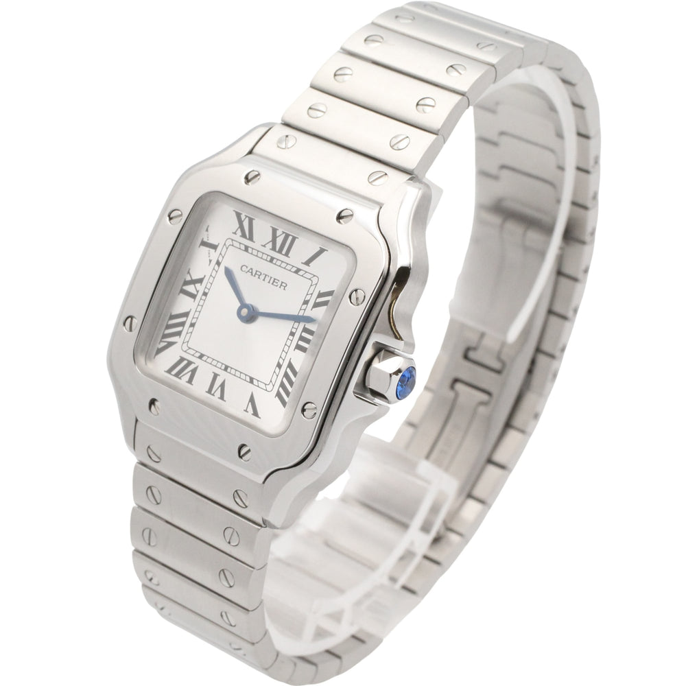 Cartier Santos de SM Watch, Stainless Steel, Ladies, Silver Tone, WSSA0082 — Very Good