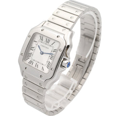 Cartier Santos de SM Watch, Stainless Steel, Ladies, Silver Tone, WSSA0082 — Very Good