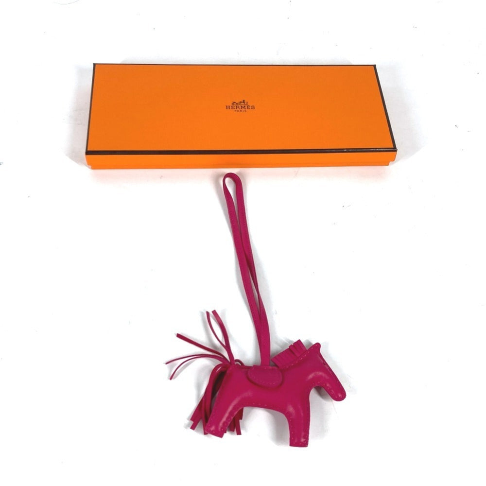 HERMES Hermes Horse Rodeo PM Bag Charm Accessory So Pink Anjo Miro Women's Rose Mexico — Like New
