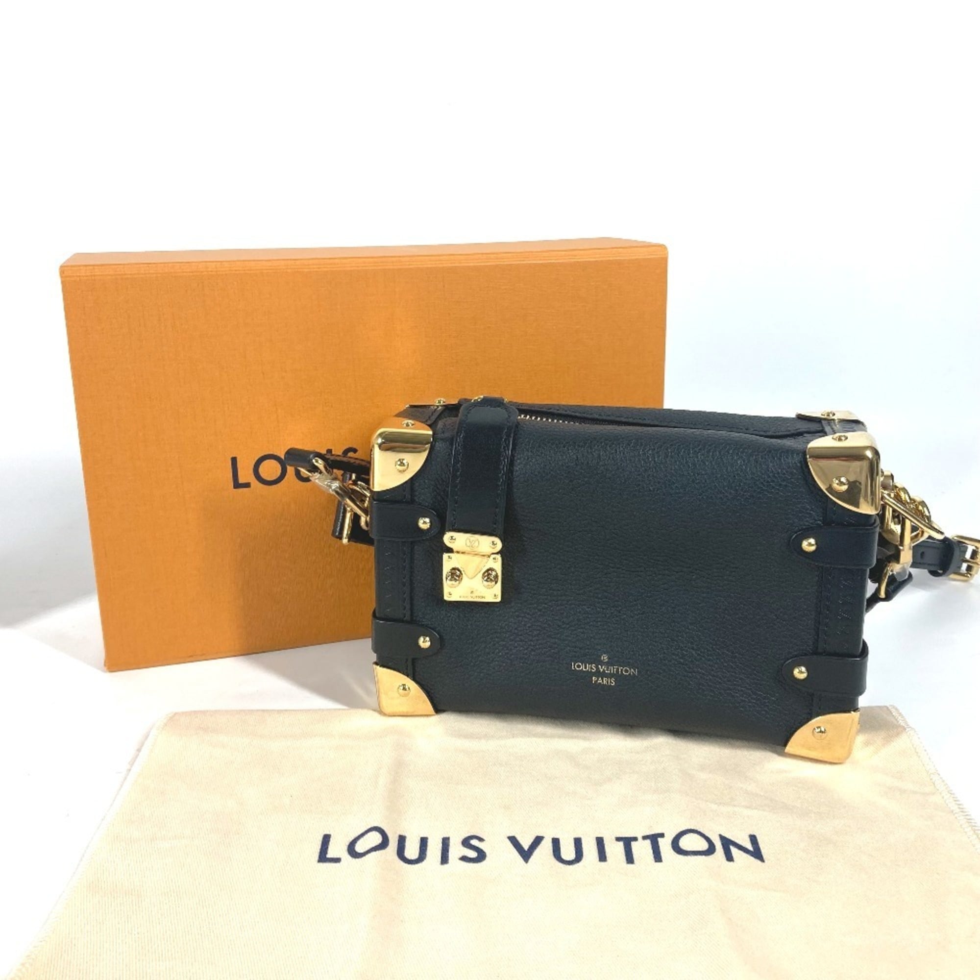 LOUIS VUITTON M23817 Clutch Bag Pouch Side Trunk PM 3WAY Shoulder Handbag Women's Noir Black D-240904-4 — Like New