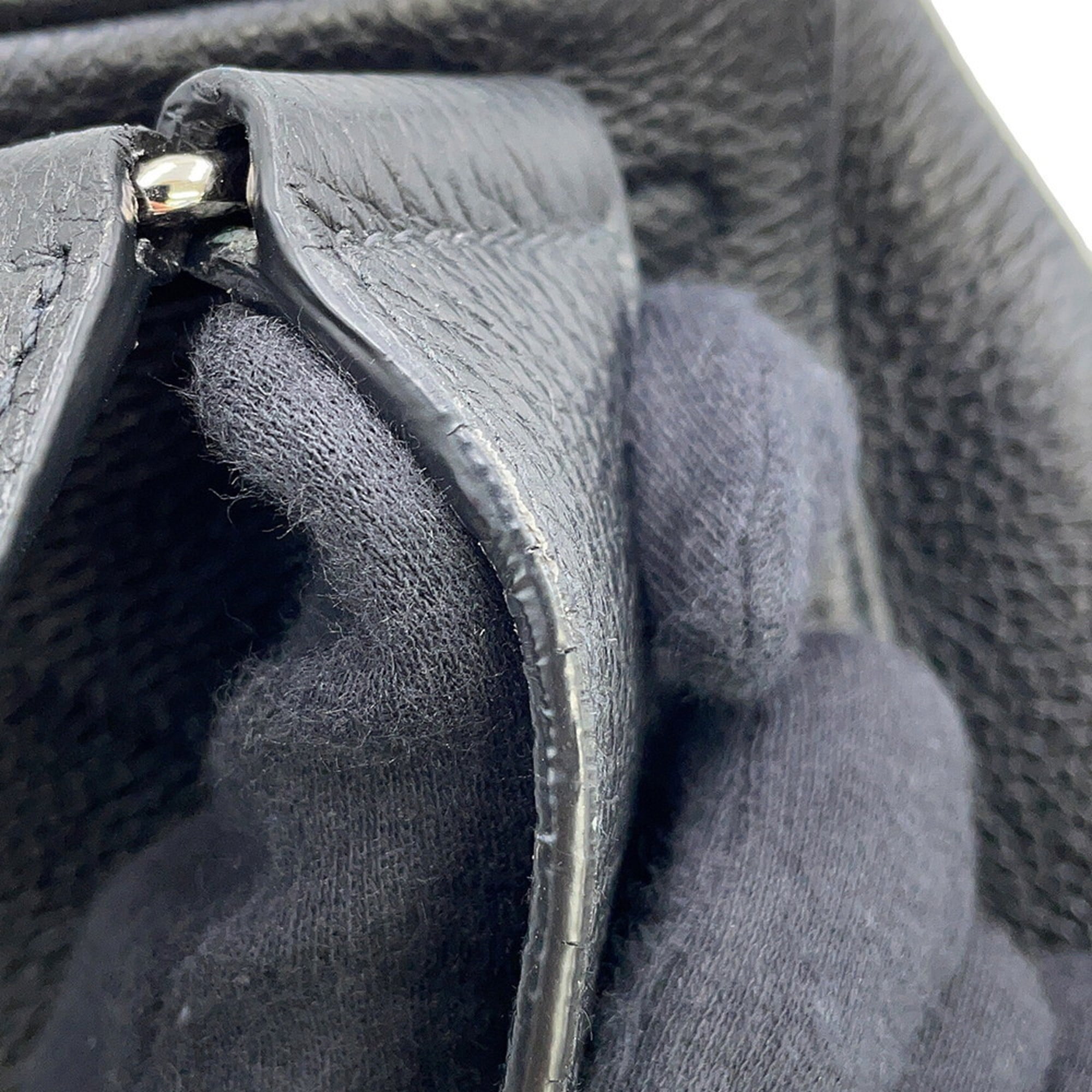 Prada Vitello Dino Triangle Backpack in Leather (2VZ099) - Black