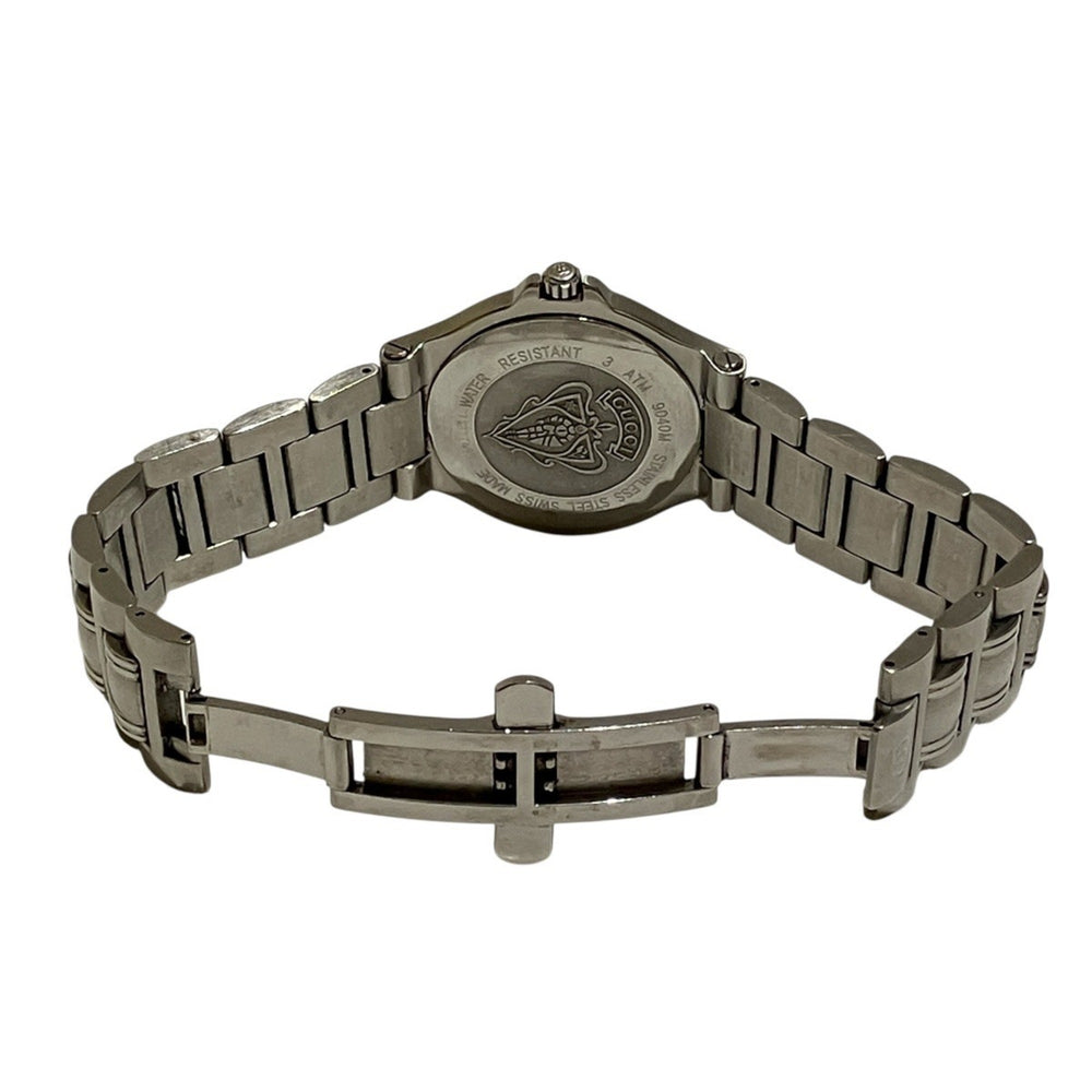 Gucci GUCCI watch, total weight 105.4g, stainless steel, quartz movement, black dial, 9040M — Good