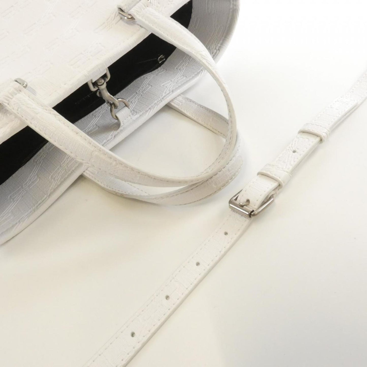 Balenciaga BB Monogram Signature Small Shopper Handbag 702699 210EX