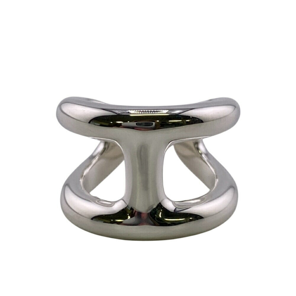 HERMES Osmoz GM Ring Silver Ladies — New - Store Return