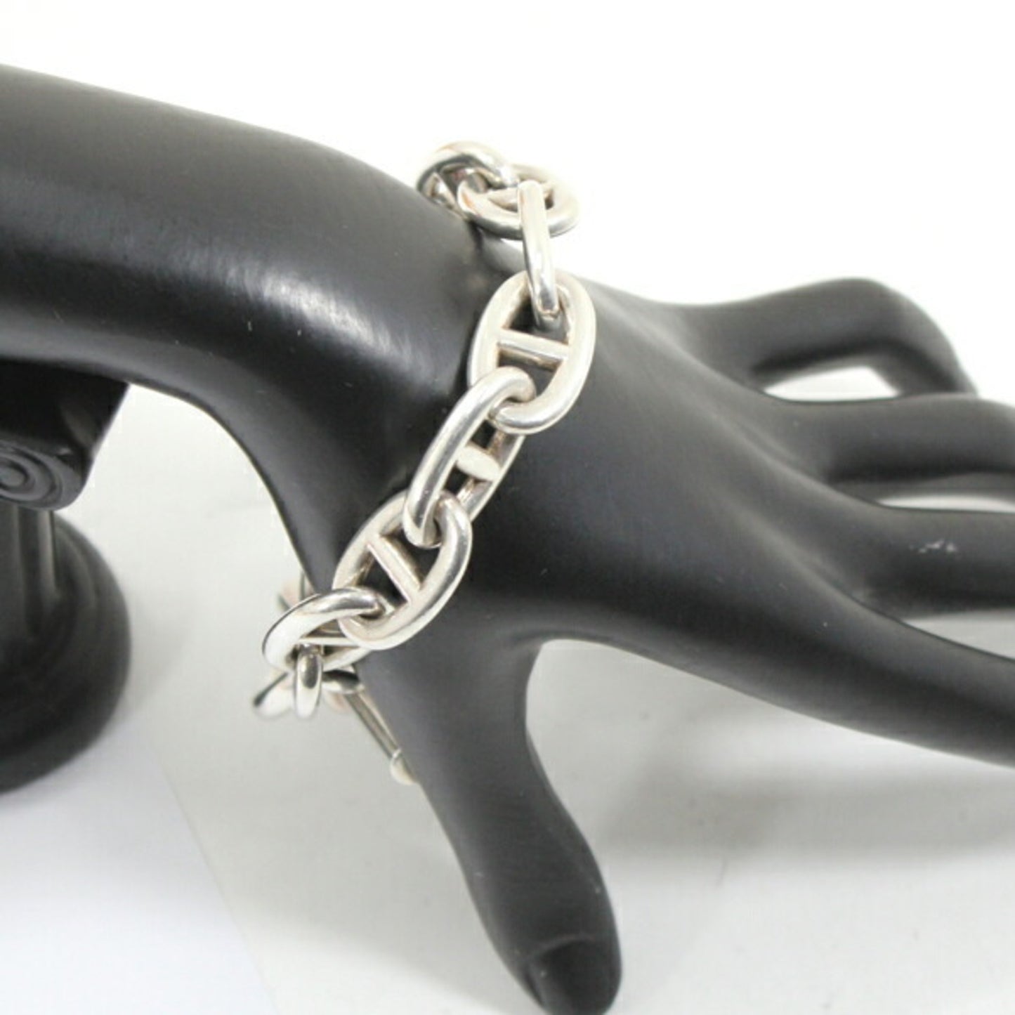 Hermes Bracelet Chaine d'Ancre TGM Chain 12 Links Silver 925 SV925 HERMES 12Links Men's Women's