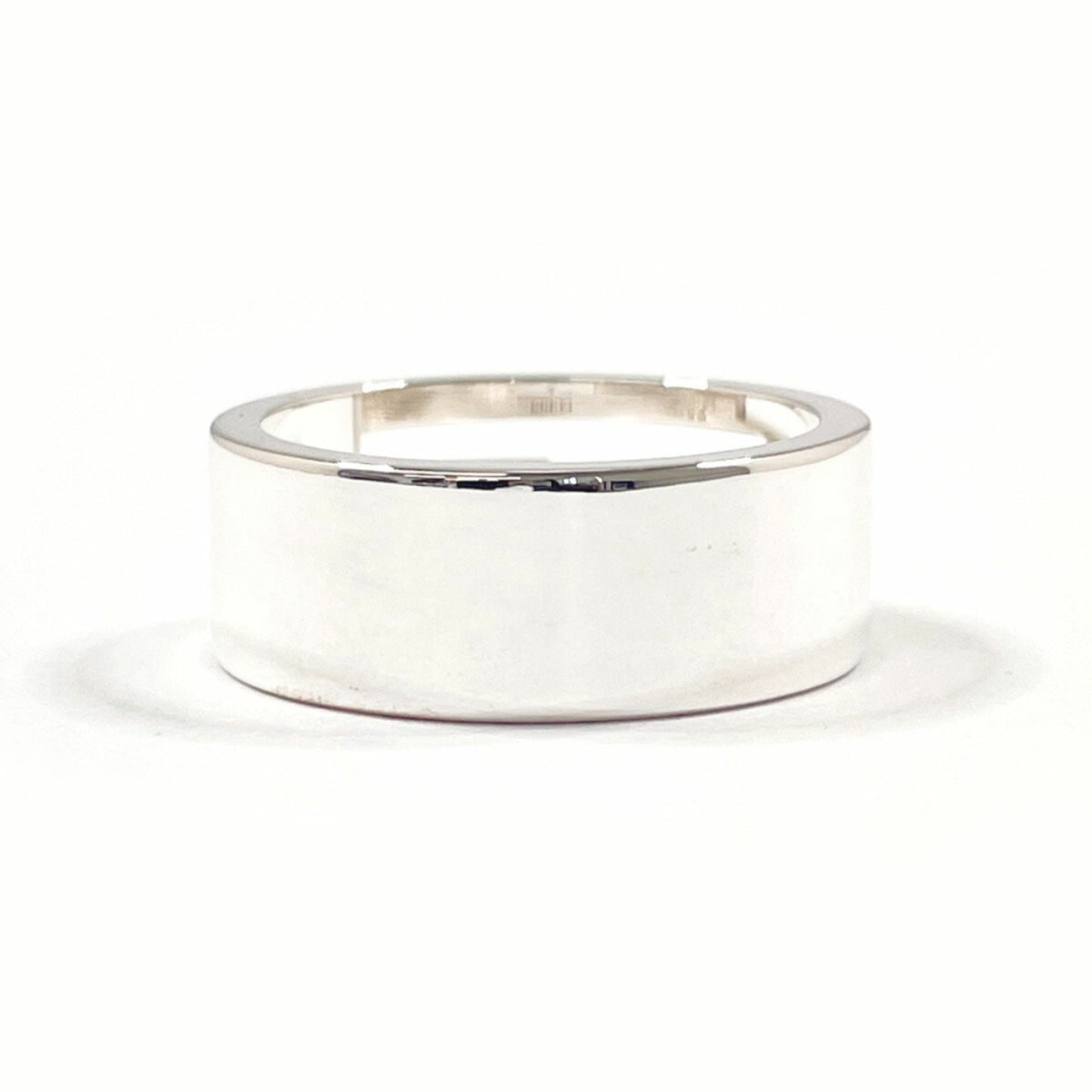 GUCCI Gucci Branded Cutout G Ring Silver 925 17.5 Men's
