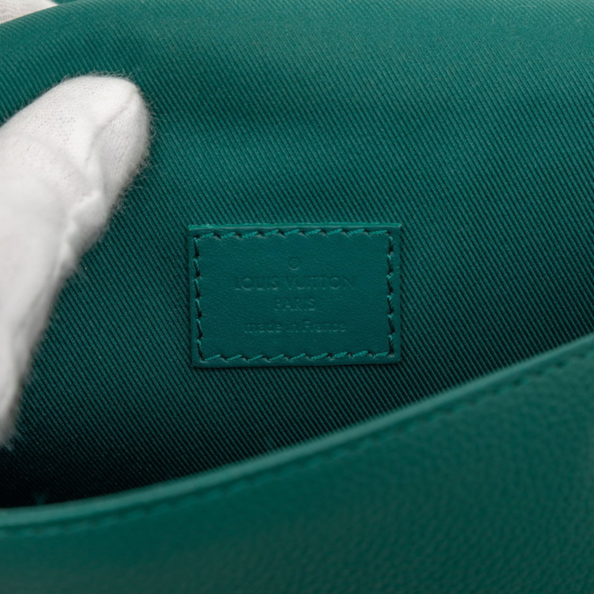 Louis Vuitton LV Aerogram Fastline Wearable Wallet Shoulder Bag M82367 Evergreen Leather Women's LOUIS VUITTON