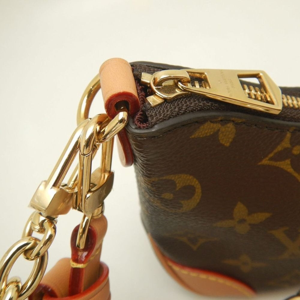 LOUIS VUITTON Louis Vuitton Monogram Nano Boulogne M25519 Shoulder Bag Brown Women's 253989 — Like New
