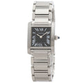 Cartier W51026Q3 Tank Française Small Watch, Asia Limited Edition, Stainless Steel, Women's