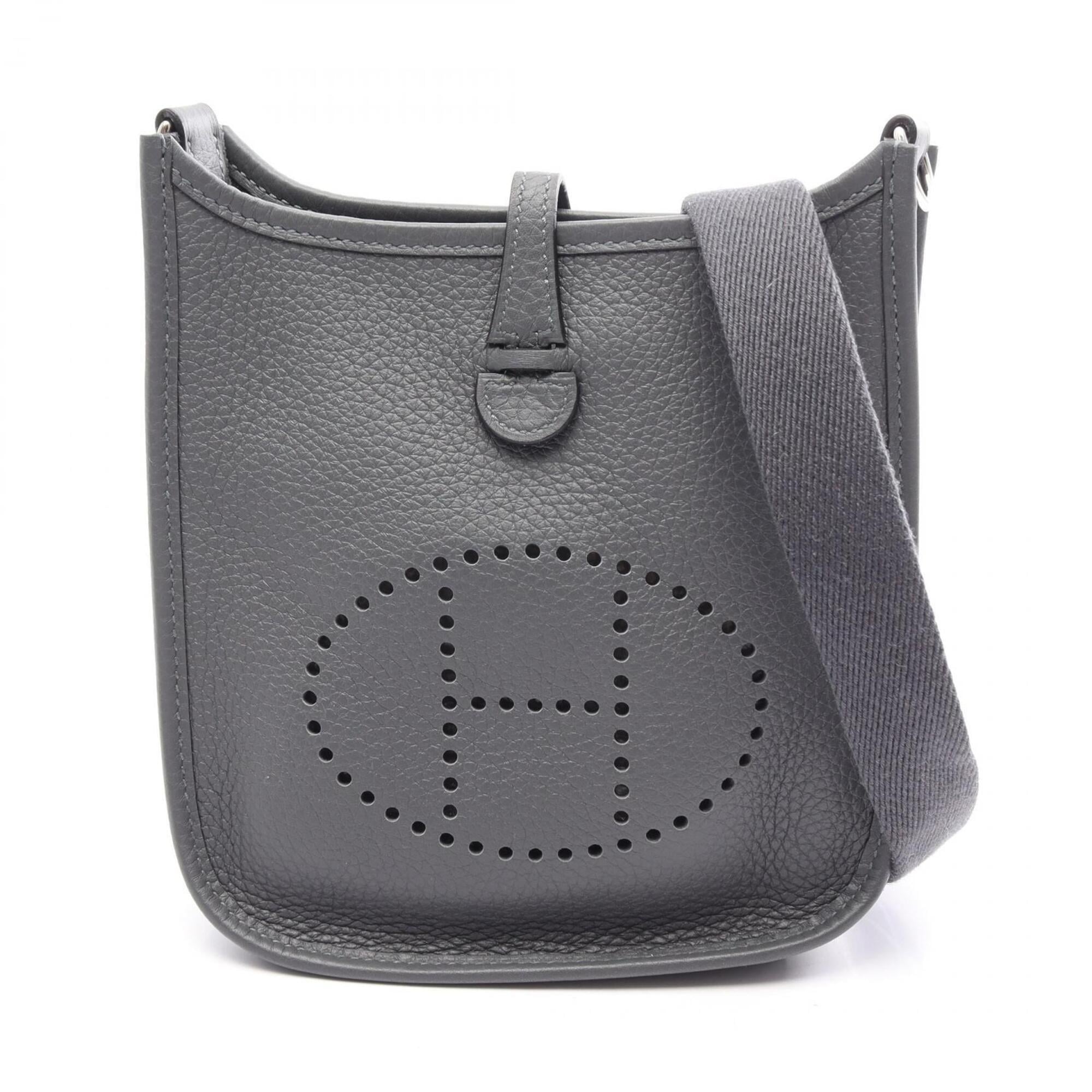 Hermes Evelyne Amazon TPM Gris Misty Shoulder Bag/Handbag, Taurillon Clemence Leather, Women's, Gray — New - Store Return