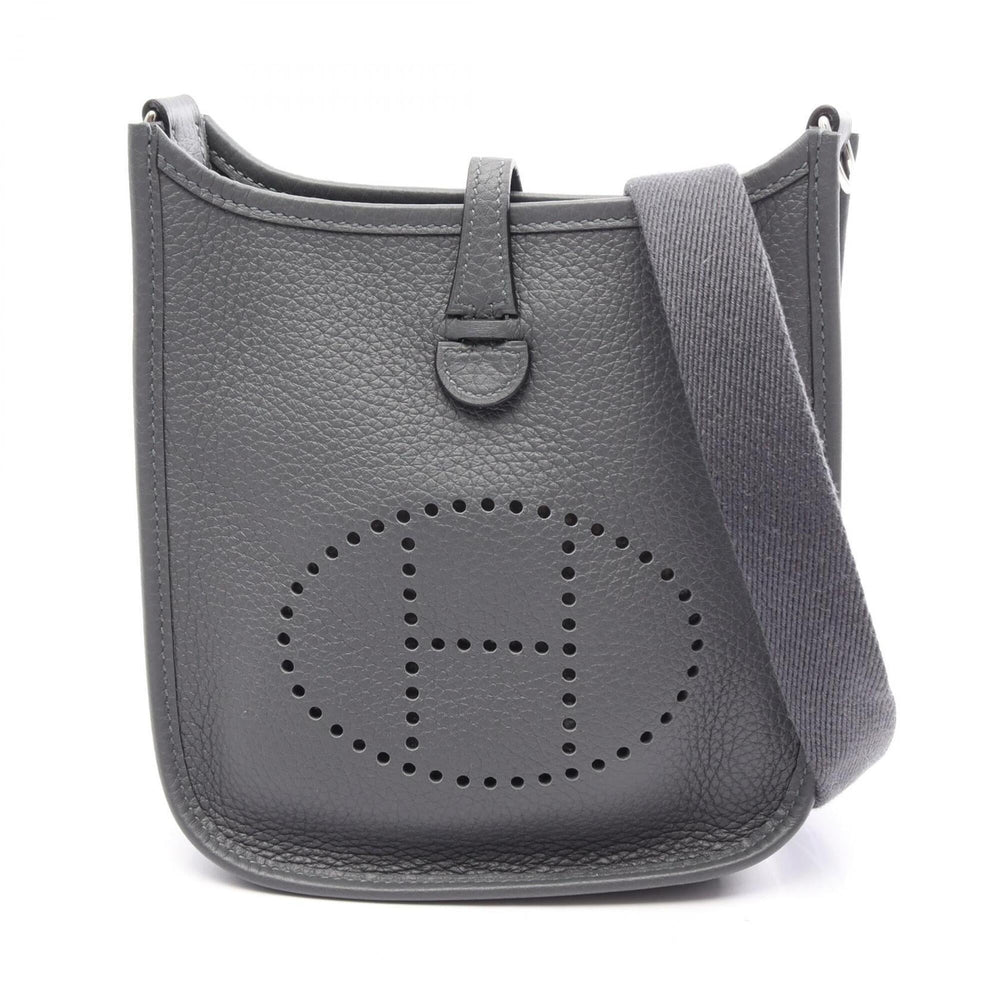 Hermes Evelyne Amazon TPM Gris Misty Shoulder Bag/Handbag, Taurillon Clemence Leather, Women's, Gray — New - Store Return