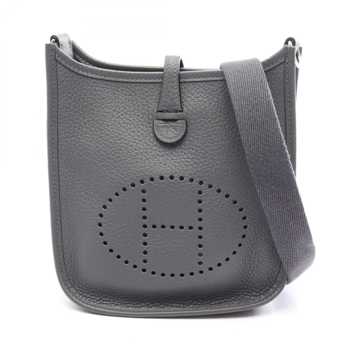 Hermes Evelyne Amazon TPM Gris Misty Shoulder Bag/Handbag, Taurillon Clemence Leather, Women's, Gray — New - Store Return