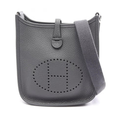 Hermes Evelyne Amazon TPM Gris Misty Shoulder Bag/Handbag, Taurillon Clemence Leather, Women's, Gray — New - Store Return