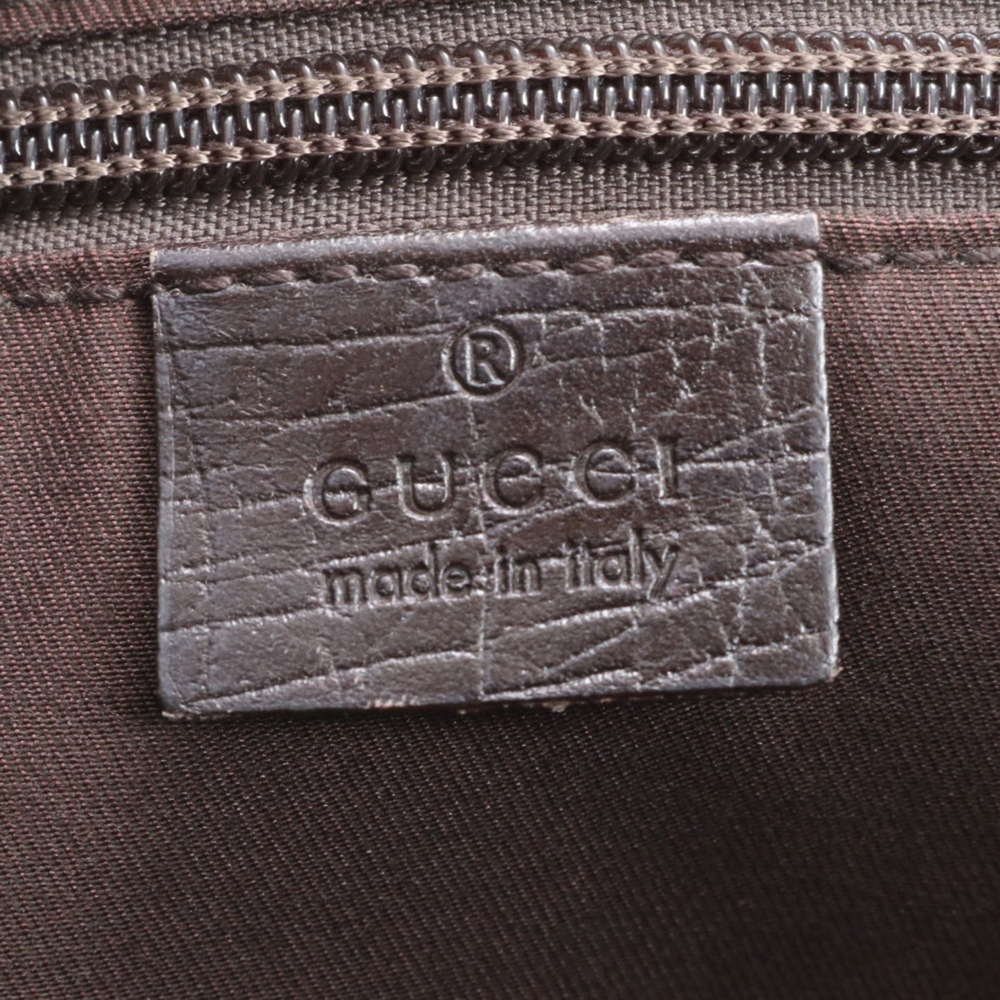 Gucci GG Supreme 141624 Leather Tote Bag, Shoulder Brown, Men's