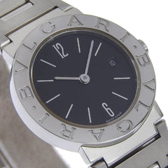 Bvlgari Watch BB26SS Stainless Steel Quartz Analog Display Black Dial Women's — Good