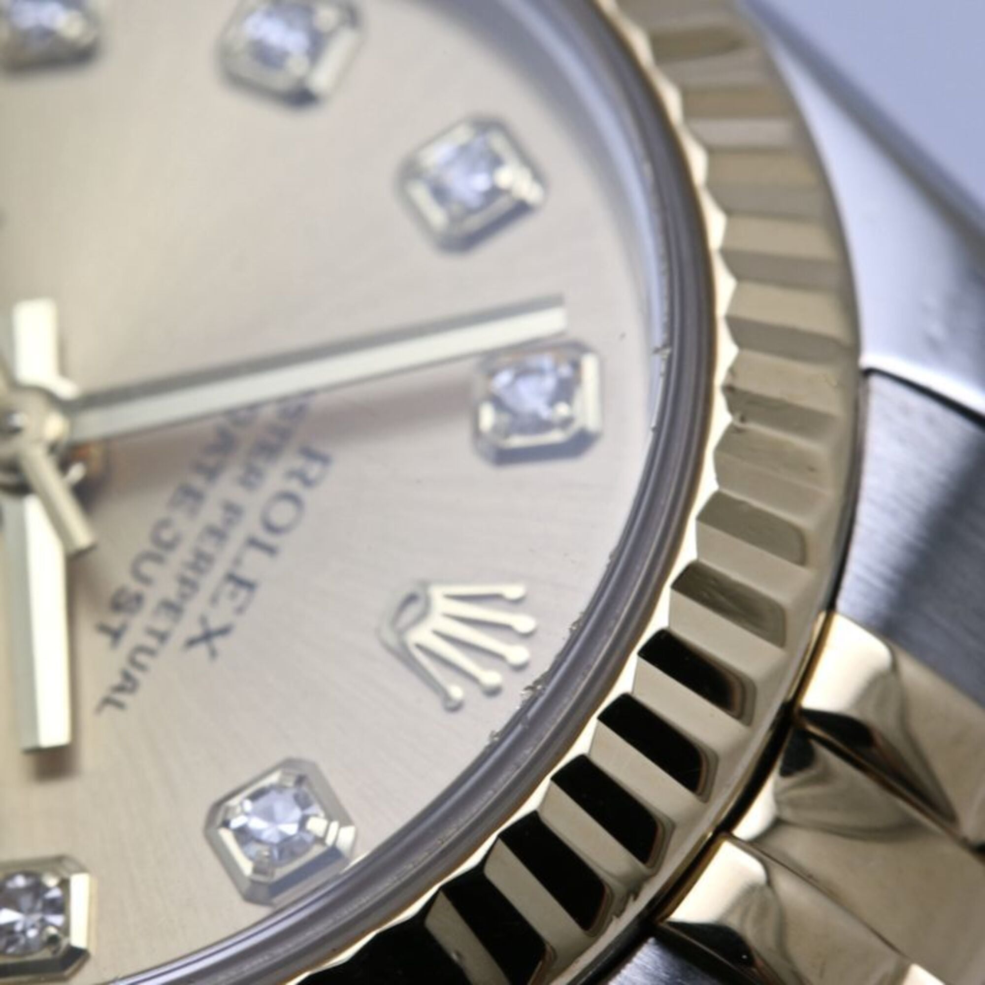 ROLEX Datejust 10P Diamond 179173G Women's Watch SSx18K Yellow Gold 40580 — Good