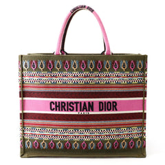 Christian Dior Tote Bag, Botanical Print, Book Tote, Large, Canvas, M1286ZJOV, Handbag, Women's — Like New
