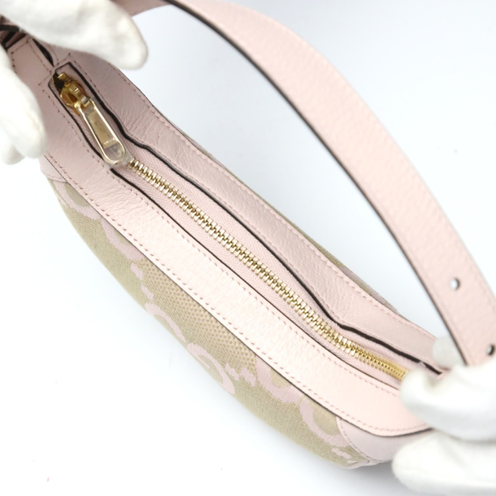 GUCCI Handbag Ophidia Jumbo GG Bag Canvas ?658551 Pink — New - Store Return