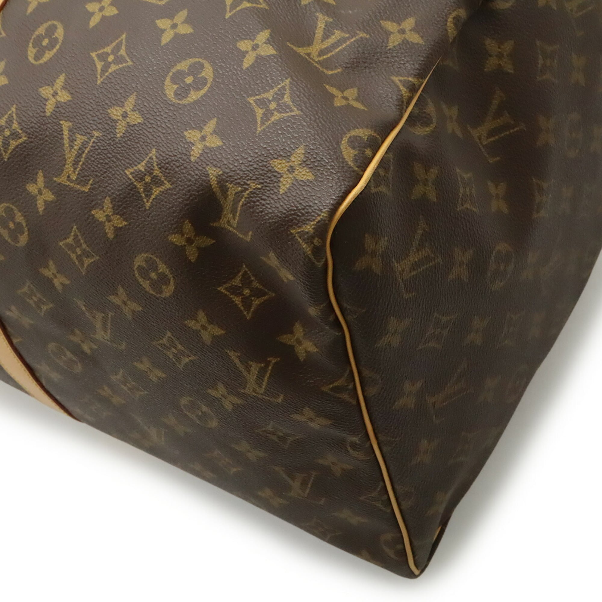 LOUIS VUITTON Monogram Keepall 55 Boston Bag, Handbag, Travel M41424