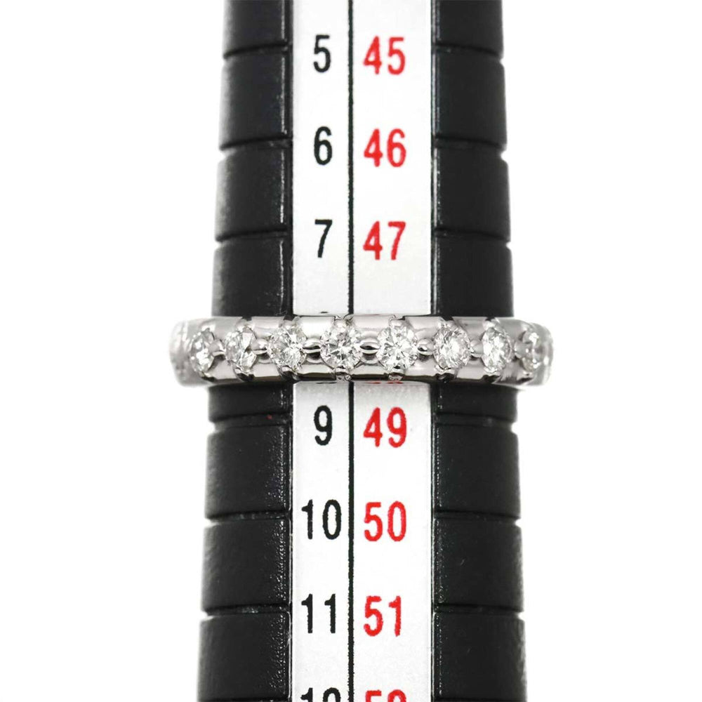 Gucci Diamantissima #8 Ring with Diamonds, 18K White Gold (750) — Like New