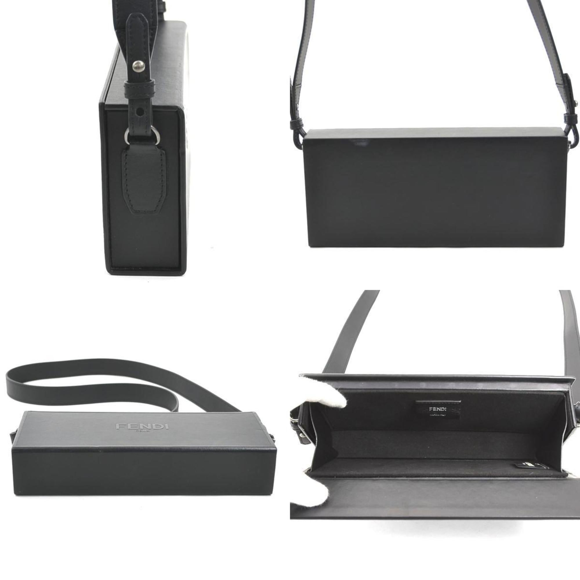 FENDI Shoulder Bag Leather Black Men's 7VA520-AFB3 55812j