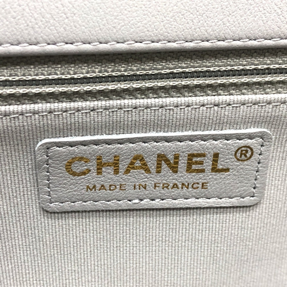 Chanel 2WAY Crossbody Shoulder Shoulder Bag gray GoldHardware — Like New