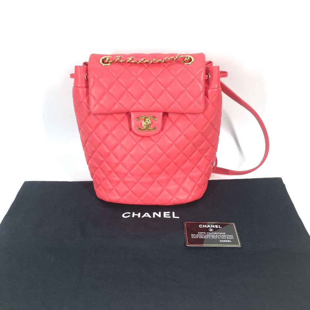 Chanel Bag Backpack Backpack pink GoldHardware — Like New