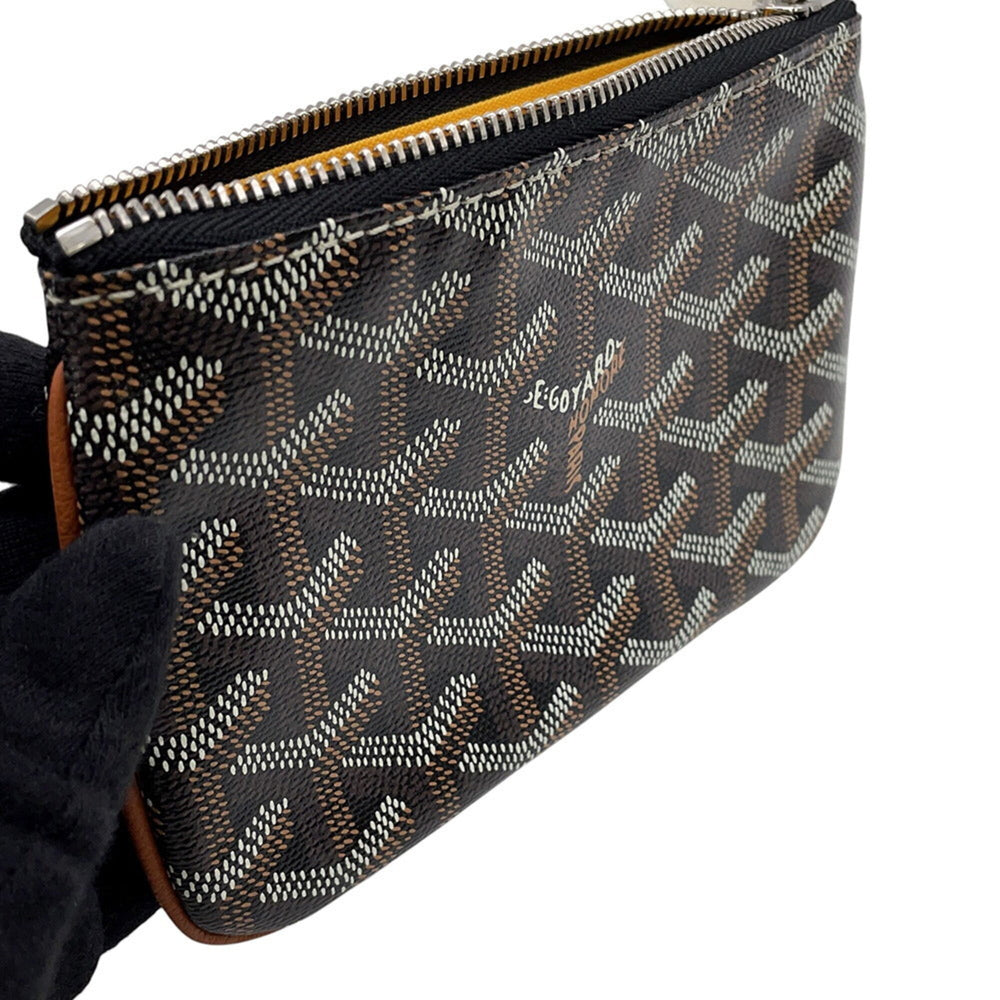 Goyard handbag pouch Sena mini leather SENAT2MINTY01CL03P GOYARD coin purse business card holder/card case — Like New