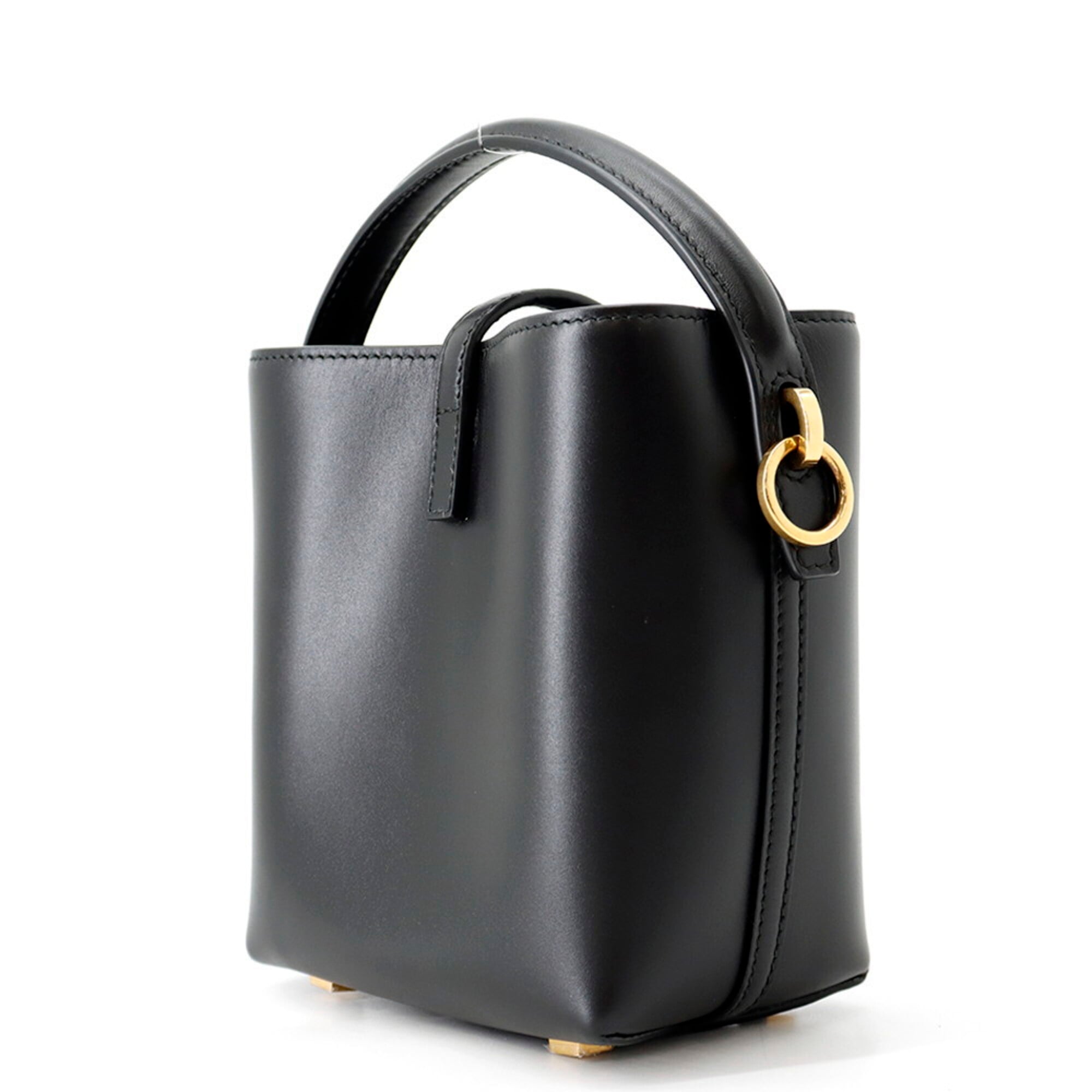 Yves Saint Laurent Saint Laurent Paris Handbag LE 37 Mini Bucket Bag Calf Leather 765870 SAINT LAURENT PARIS Black 2-way — Like New