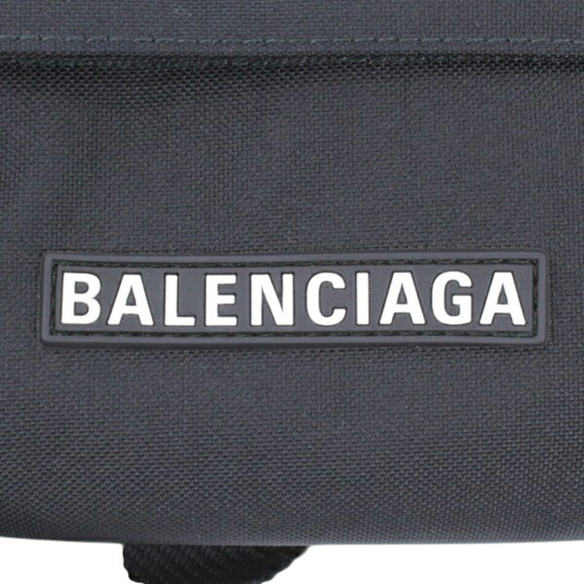 Balenciaga Body Bag Waist SKIWEAR Black Nylon Men's 770881 BALENCIAGA KM3048 — Like New