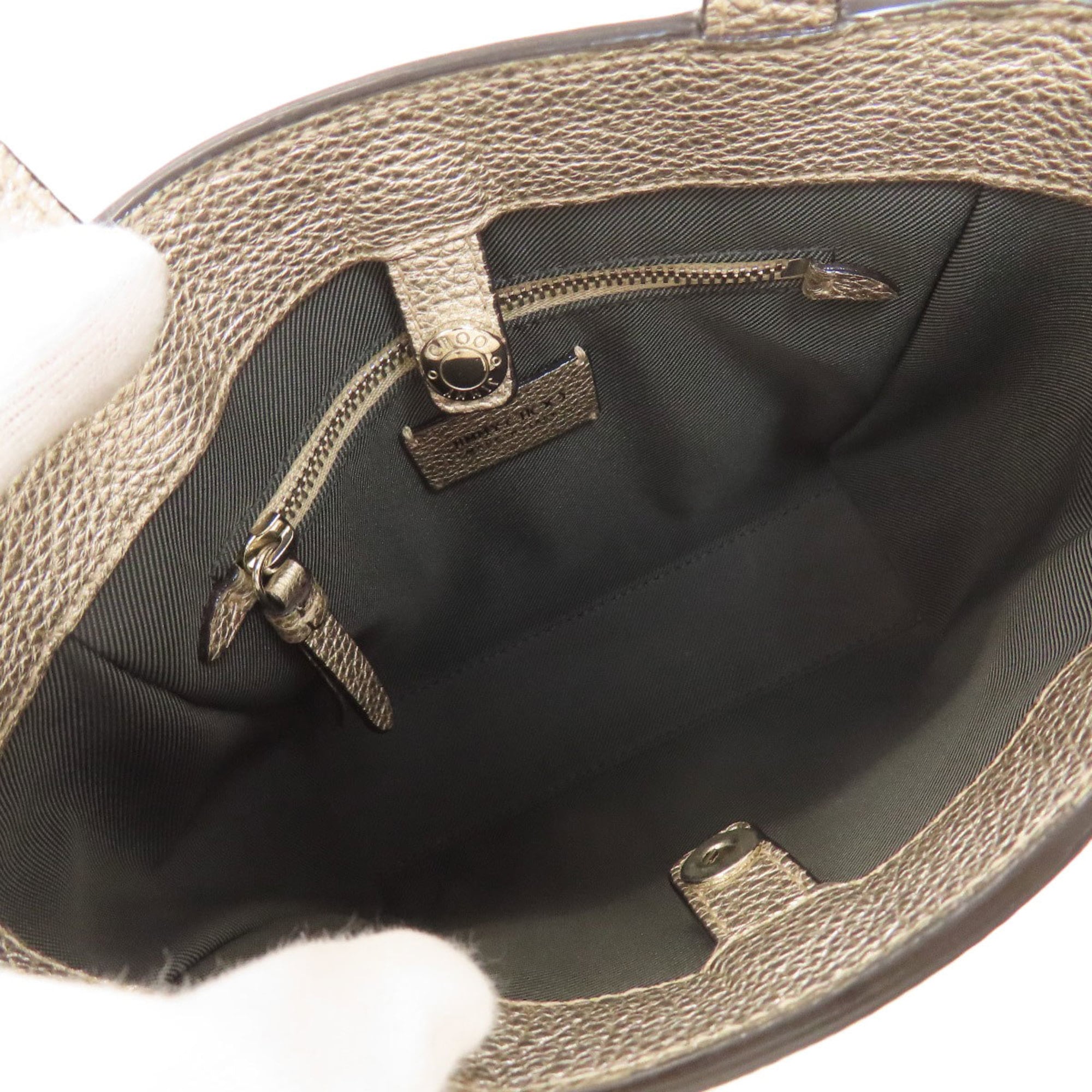 Jimmy Choo Star Motif 2-Way Handbag Leather Women's