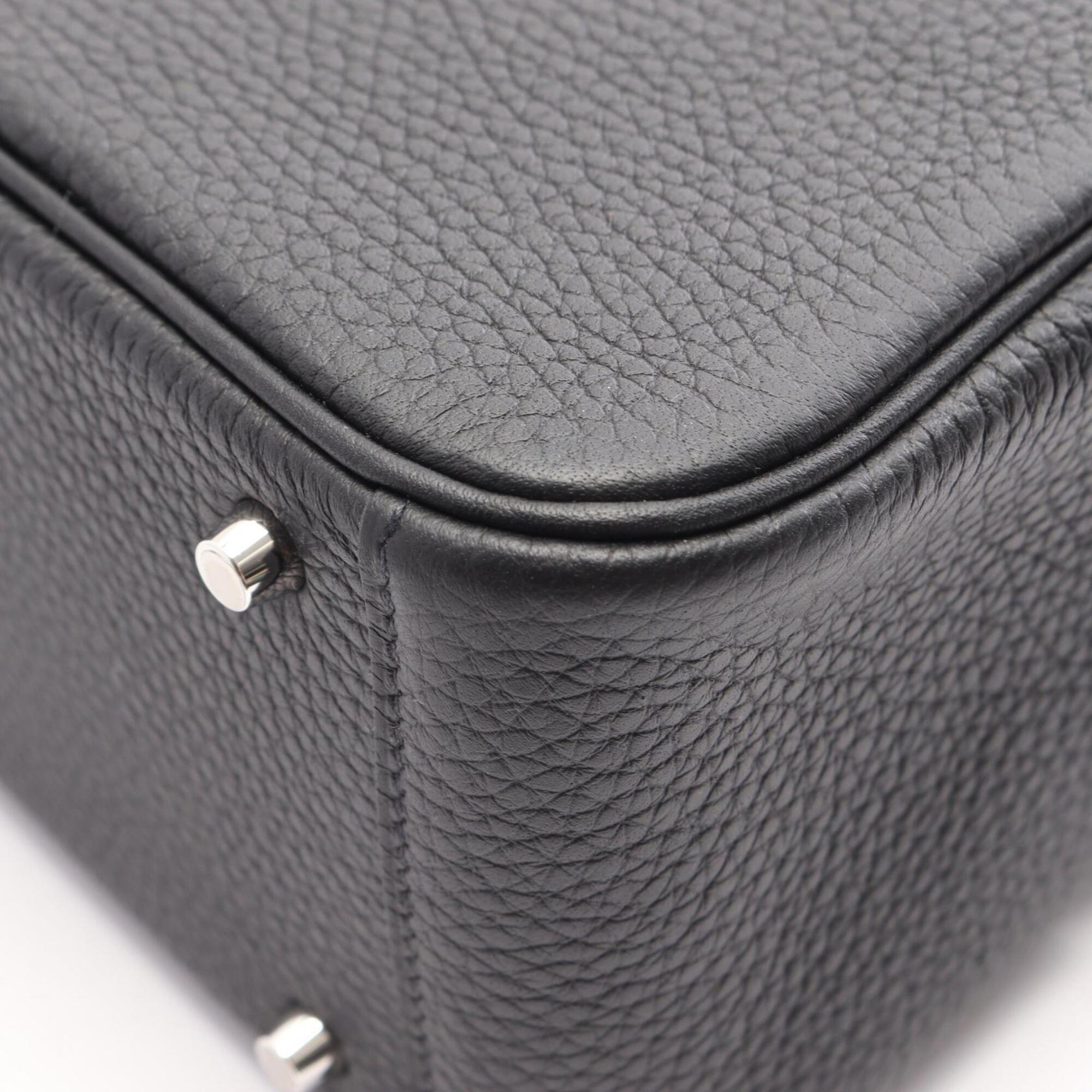 Hermes Lindy Mini Shoulder Bag/Handbag, Taurillon Clemence Leather, Women's, Black — New - Store Return