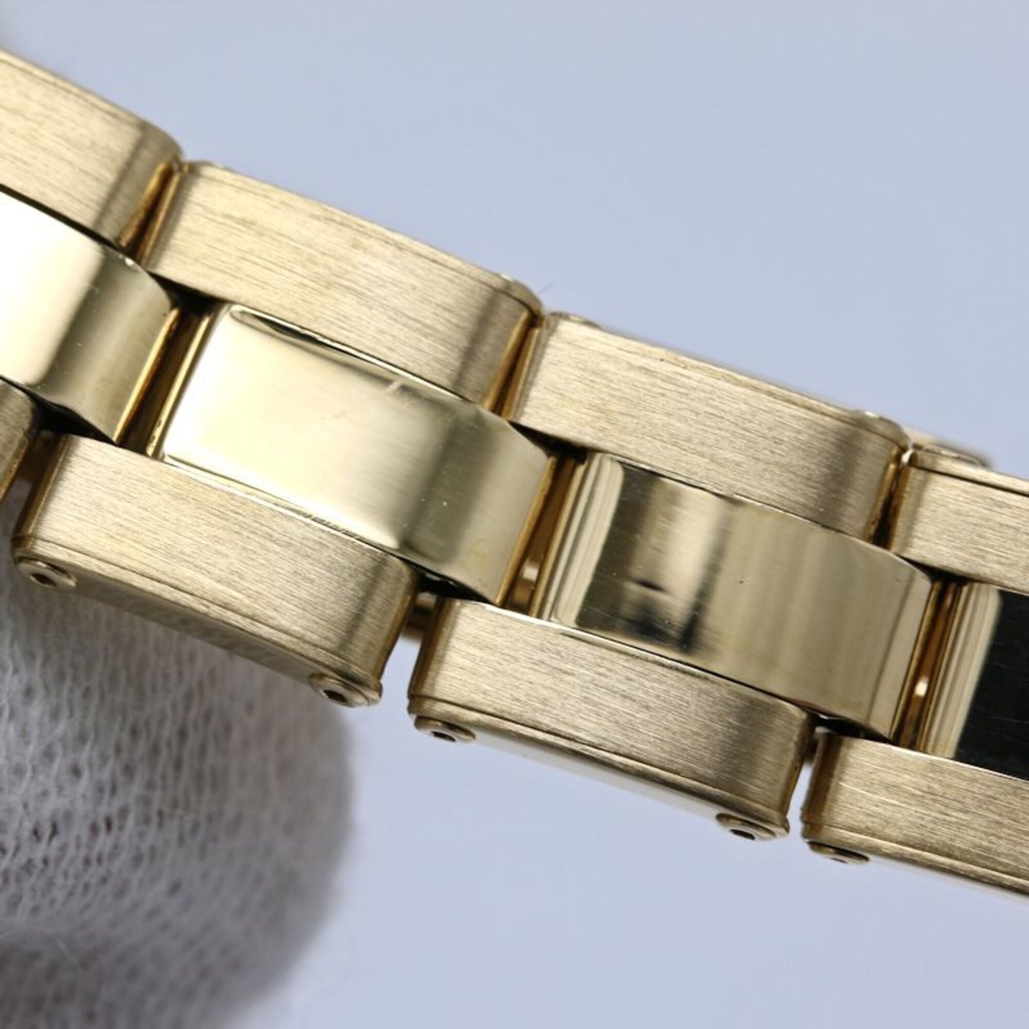 ROLEX Oyster Perpetual 11P Diamond 67198G Women's Watch 18K Yellow Gold 40582 — Good