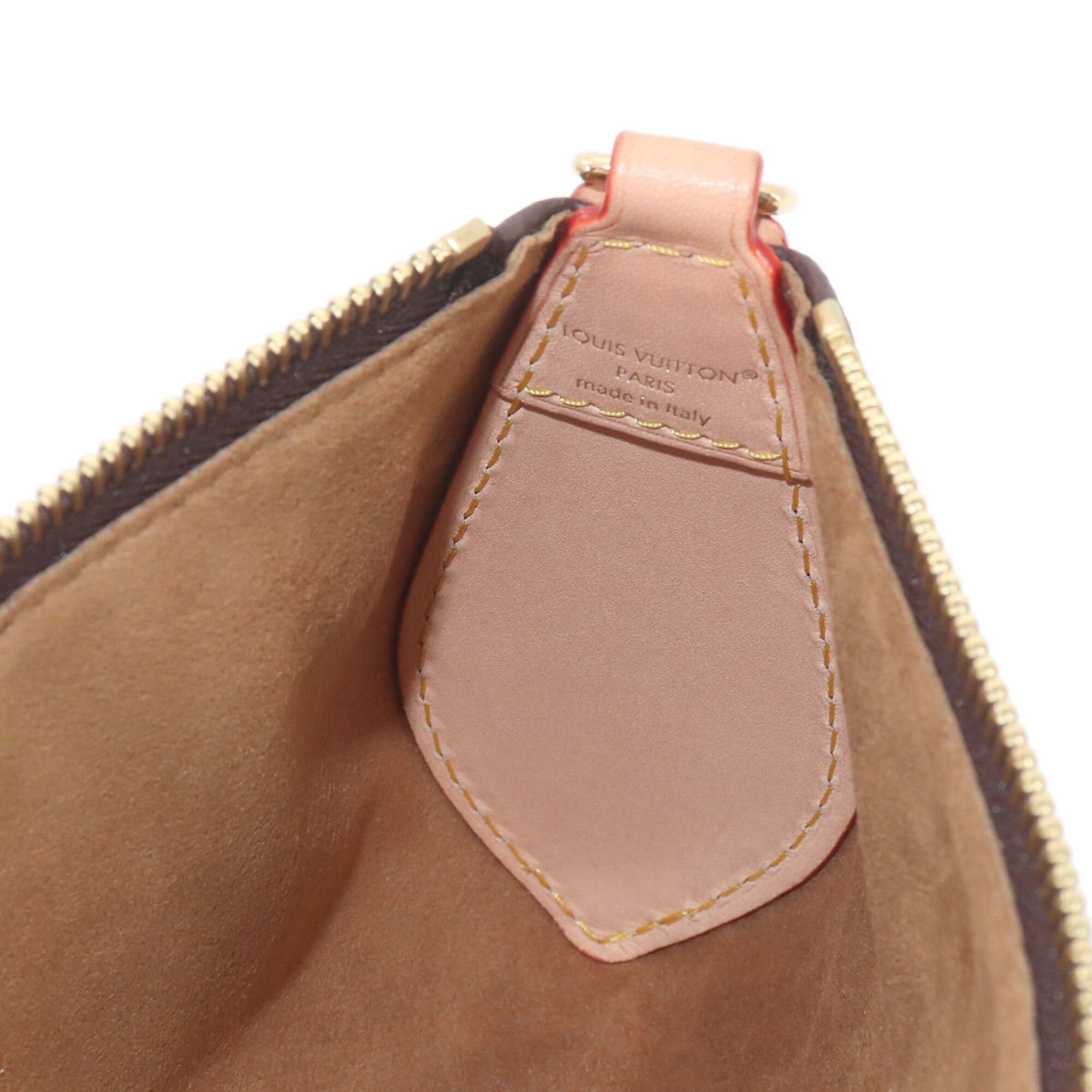 Louis Vuitton Monogram Pochette Tirette Mini 2-way Shoulder Handbag Brown M12859 RFID — New - Store Return