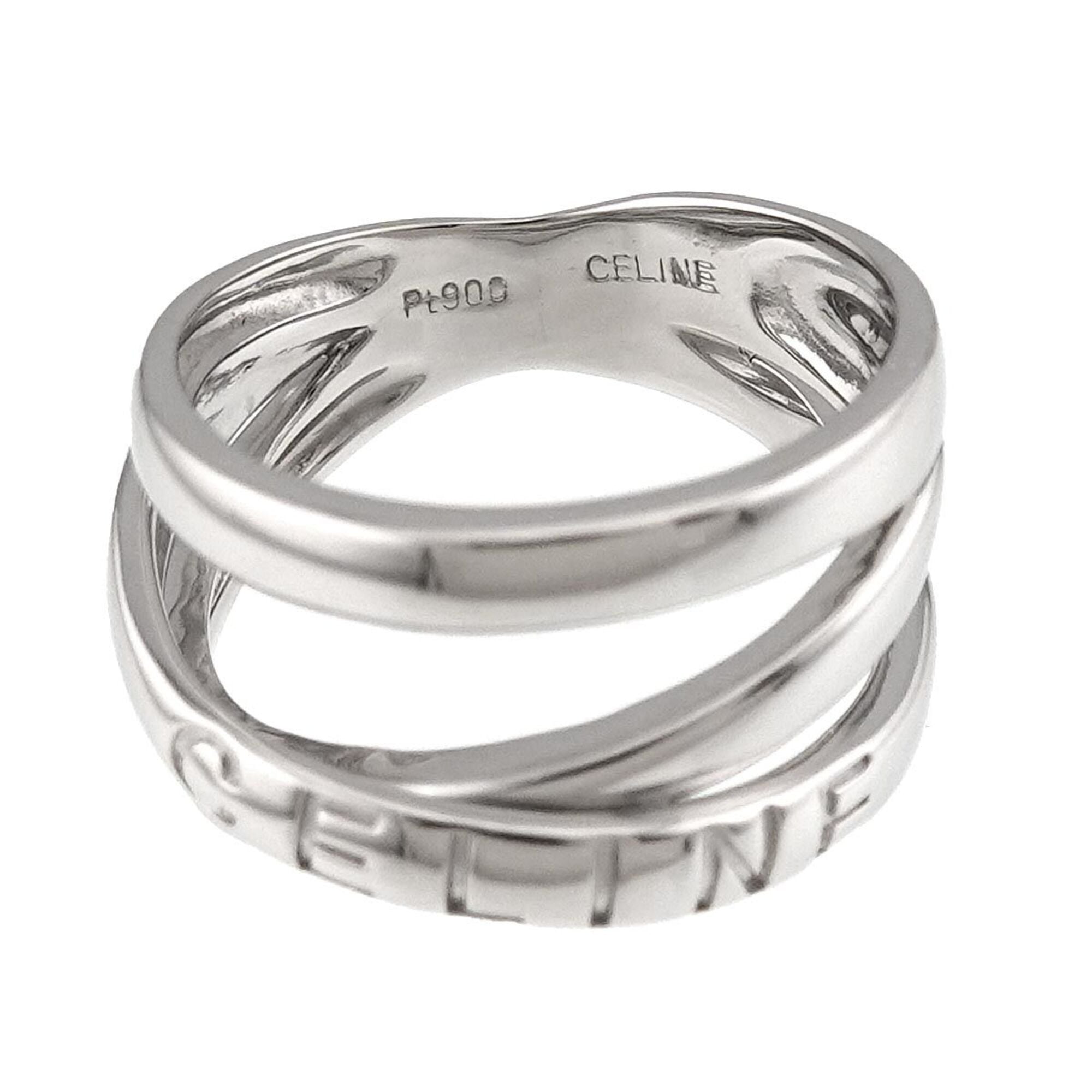 Celine CELINE Ring Pt Platinum — Like New