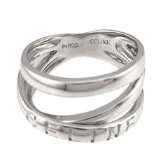 Celine CELINE Ring Pt Platinum — Like New