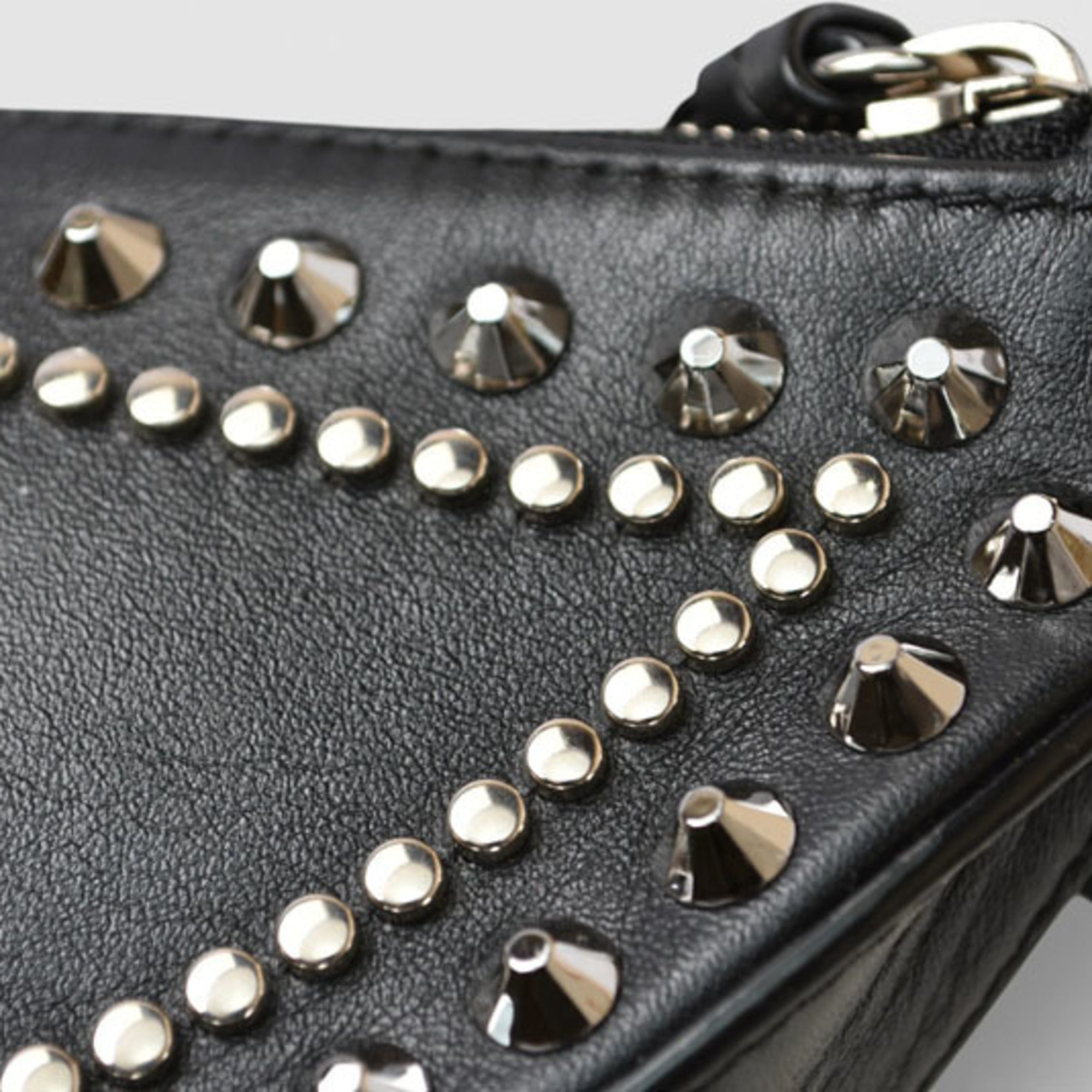 Jimmy Choo body bag, JIMMY CHOO Varenne JC studs, black — Like New