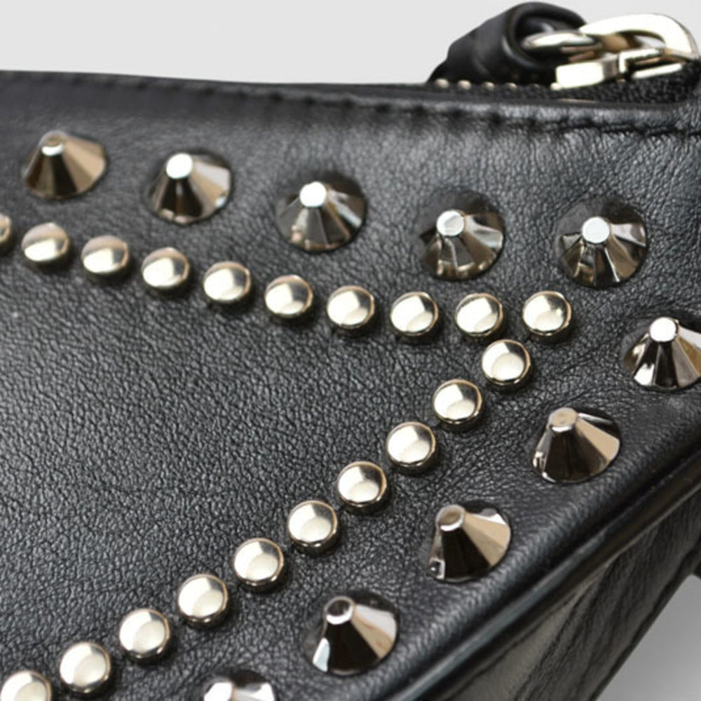 Jimmy Choo body bag, JIMMY CHOO Varenne JC studs, black — Like New