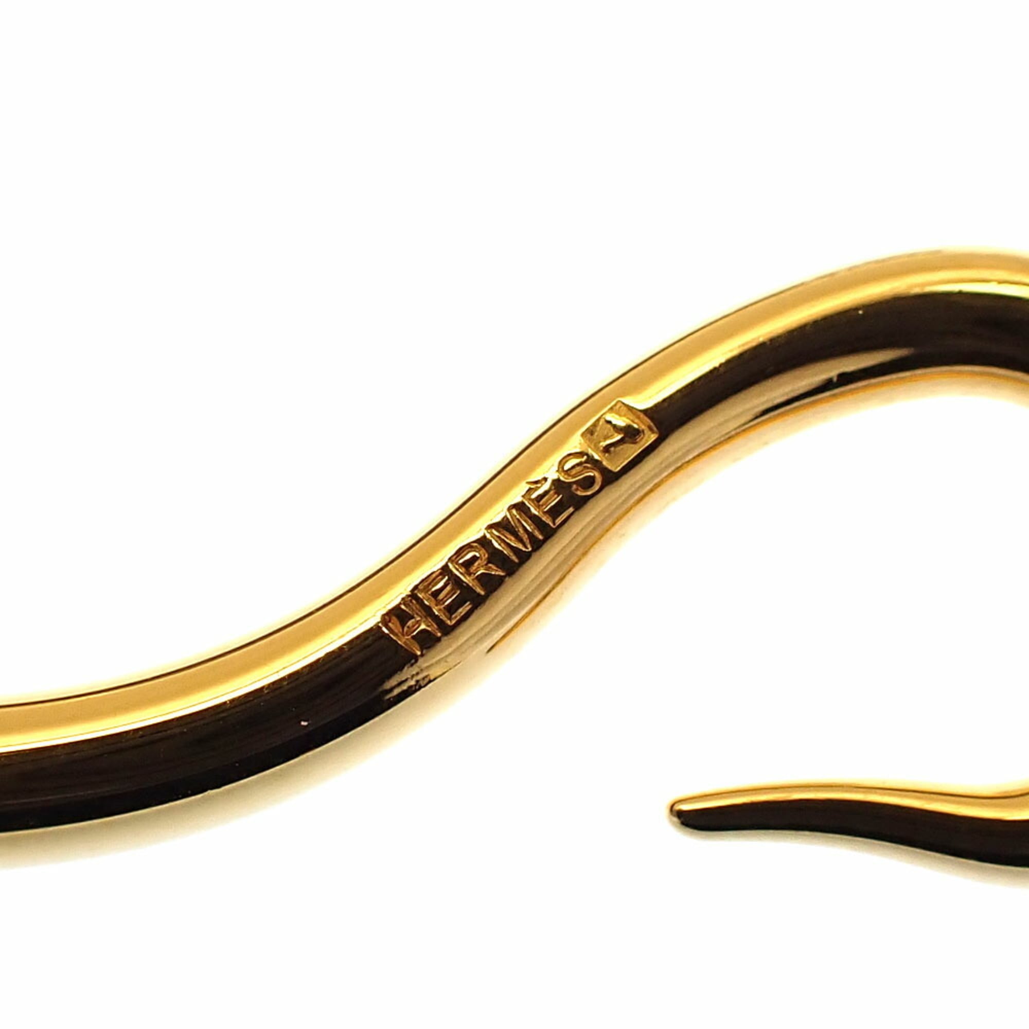 Hermes Hermès Jumbo Bracelet for Women, GP Leather, Brown, Double-Strand Choker