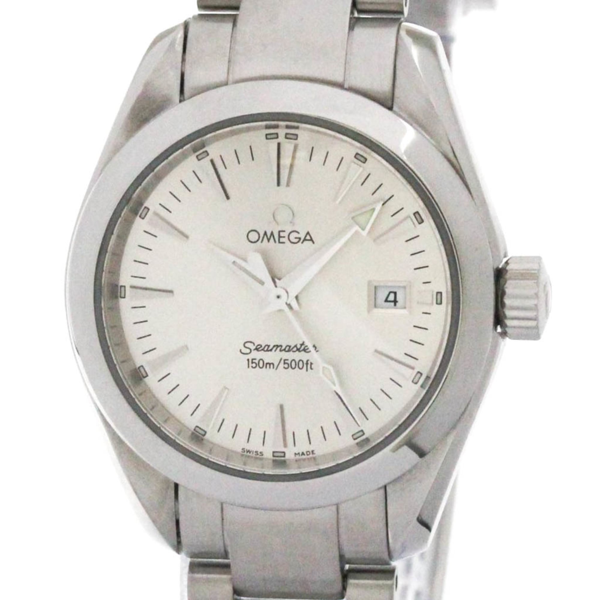 OMEGA Seamaster Aqua Terra Steel Quartz Ladies Watch 2577.30 Polished — Very Good
