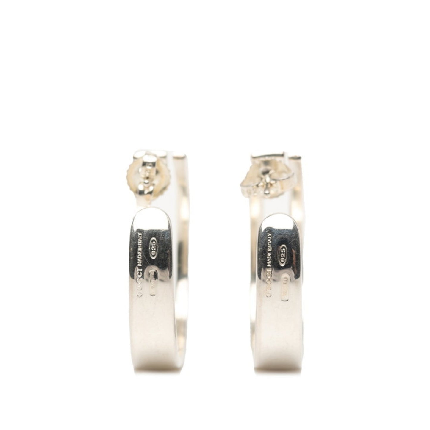 Gucci G Logo Hoop Earrings in SV925 Silver for Women