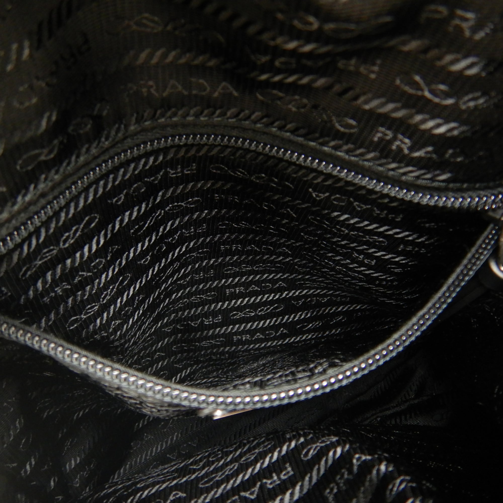 PRADA 2VZ092 Body Bag Re-Nylon NERO Men's 254107 — Like New