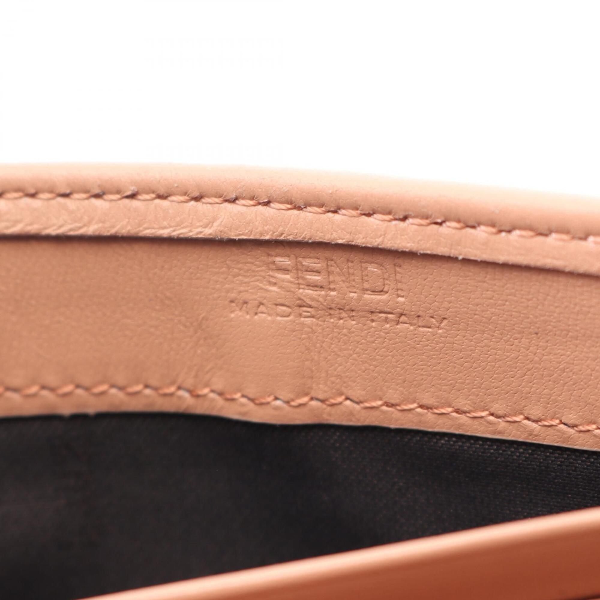 Fendi FF Logo Shoulder Bag Handbag Leather Women's Pink 8M0498AAJDF1SK3 — New - Store Return