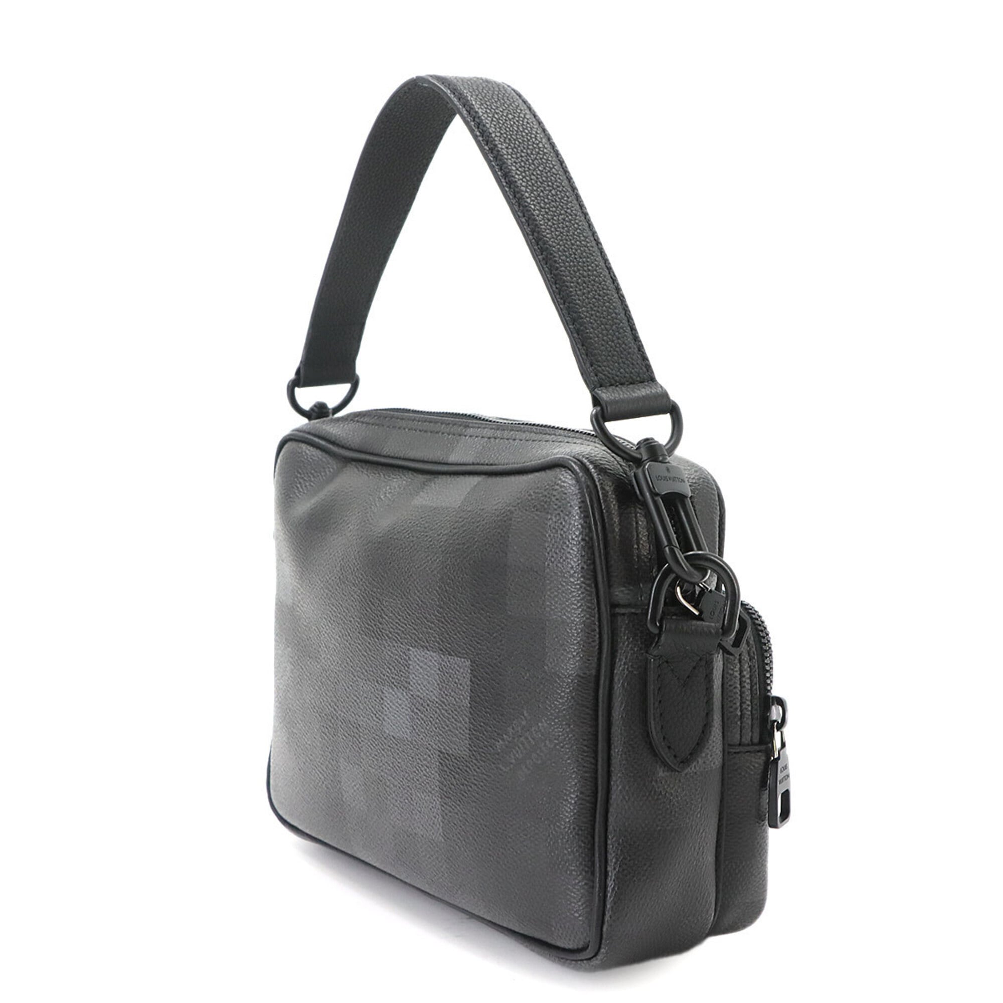 Louis Vuitton Damouflage Black Nile Handbag 2-way Shoulder Bag N14988 Nil Messenger — Like New