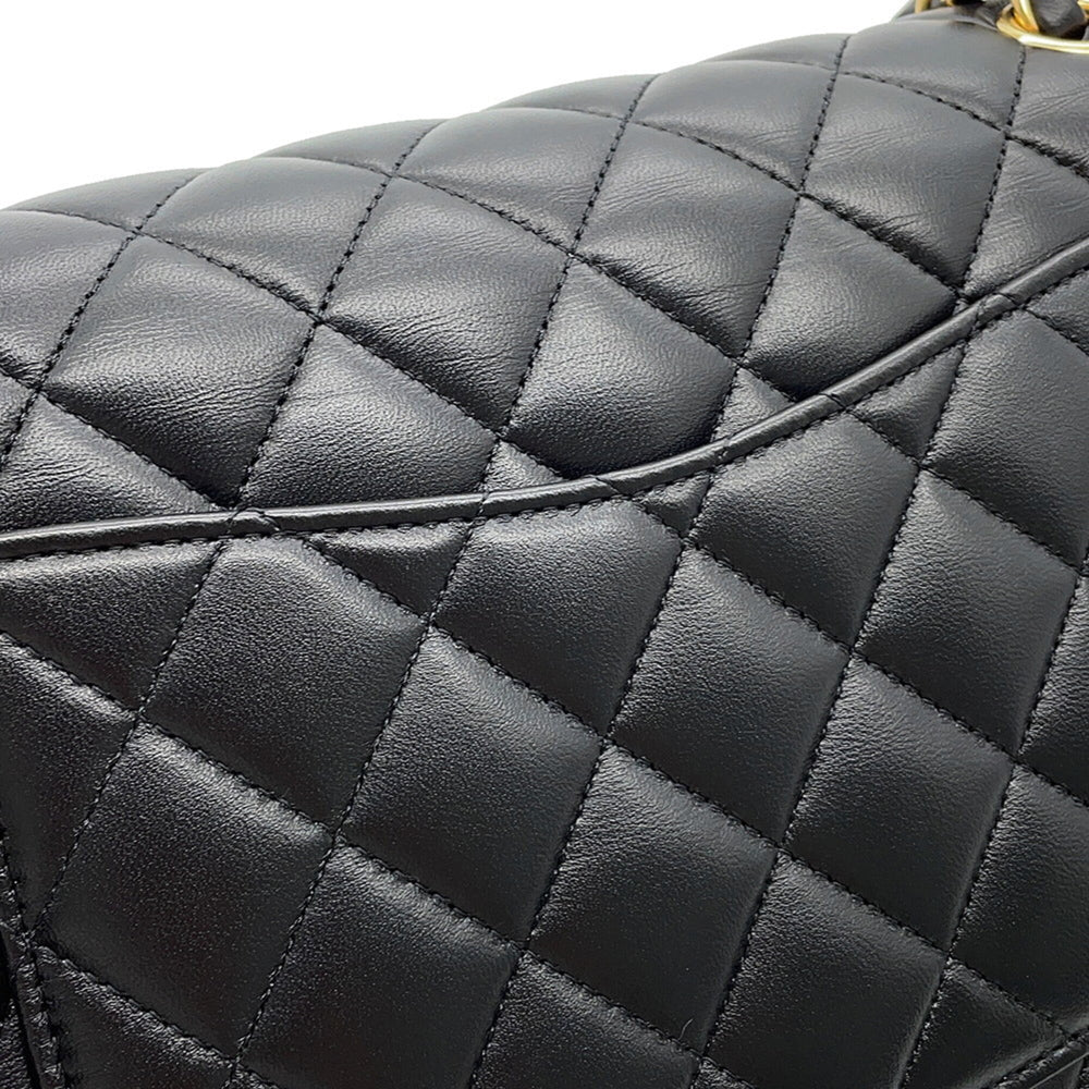 Chanel Chain Shoulder Bag Matelasse 25 Coco Mark Lambskin Double A01112 CHANEL Handbag Women's — Like New