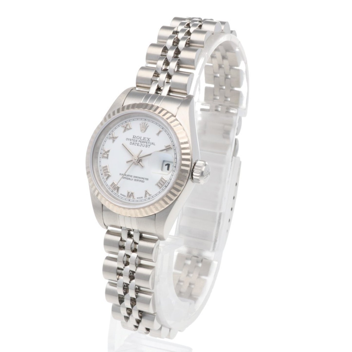 Rolex Datejust Oyster Perpetual Watch, Stainless Steel 79174, Automatic, Overhauled and Refinished, F-Number, Women's, Roman Numerals